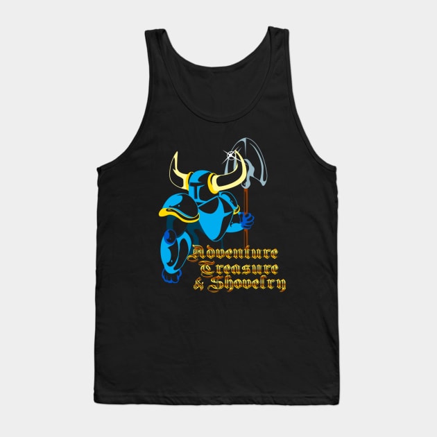 Adventure, Treasure, and Shovelry Tank Top by spdy4